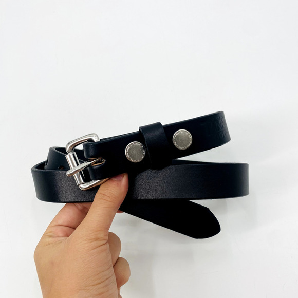 Tanner goods USA men's black leather Daily Belt - Picture 2 of 10
